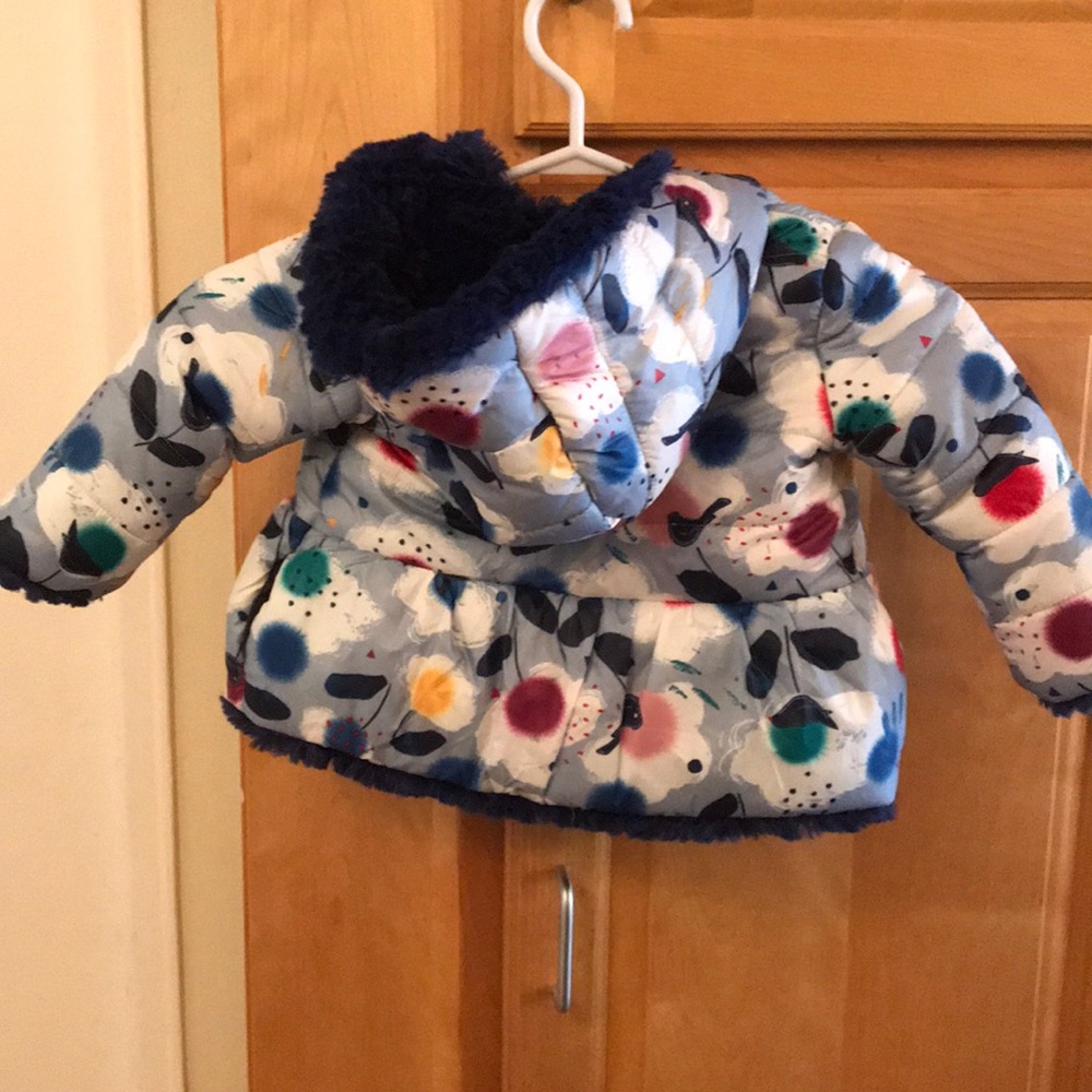 Baby winter reversible jacket - Picture 2 of 3